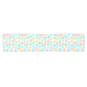 elegant zomers tropisch kleurrijk anananasseipatro korte tafelloper (Horizontaal)