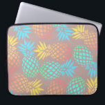 elegant zomers tropisch kleurrijk anananasseipatro laptop sleeve<br><div class="desc">anananaspatroon.</div>