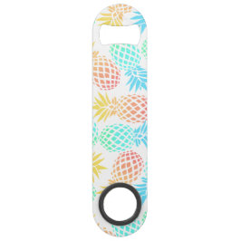 elegant zomers tropisch kleurrijk anananasseipatro speed flessenopener