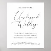 Elegant zonder stopcontact Geen electronics Weddin Poster (Voorkant)