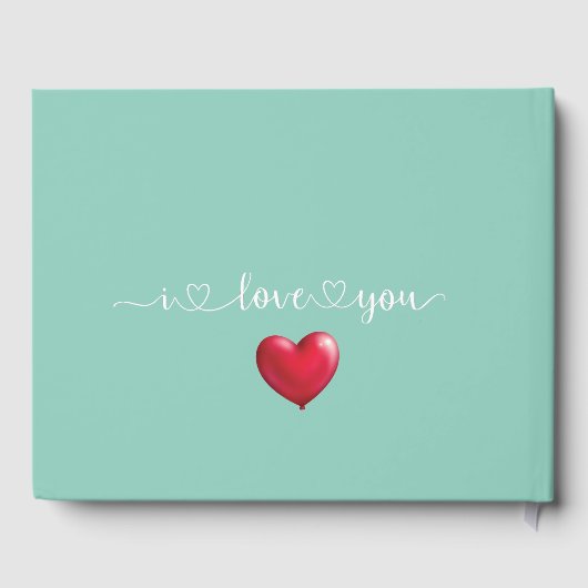 Elegant zonneschijn en blauw oceaanstrand gastenboek (Achterkant)