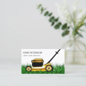 Elegant zorg voor grassen visitekaartje (Staand voorkant)