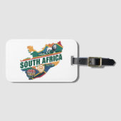  Elegant Zuid-Afrika Travel Souvenir Bagagelabel (Voorkant (horizontaal))