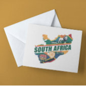  Elegant Zuid-Afrika Travel Souvenir Briefkaart