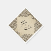 Elegant Zuid-Charm Burlap Lace Servet (Hoek)