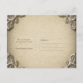 Elegant Zuid Karel slaat de datum op Aankondigingskaart (Achterkant)