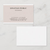 Elegant zuiver grafisch ontwerp — Professioneel de Visitekaartje (Voorkant / Achterkant)