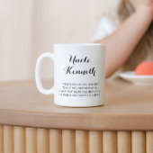 Elegant zul je mijn peetvader zijn koffiemok