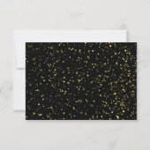 Elegant zuster Afstuderen Golden Glitter met foto Kaart (Achterkant)