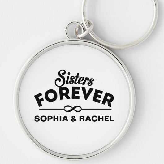 Elegant - Zusters Forever Sleutelhanger (Voorkant)