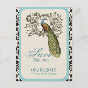 elegant zwaait  lily floral peace bruiloft aankondigingskaart