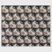 Elegant Zwaan Gift Wrap papier (Vlak)