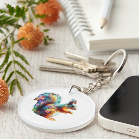 Elegant zwaan - Grace and Beauty Sleutelhanger (Voorkant Rechts)