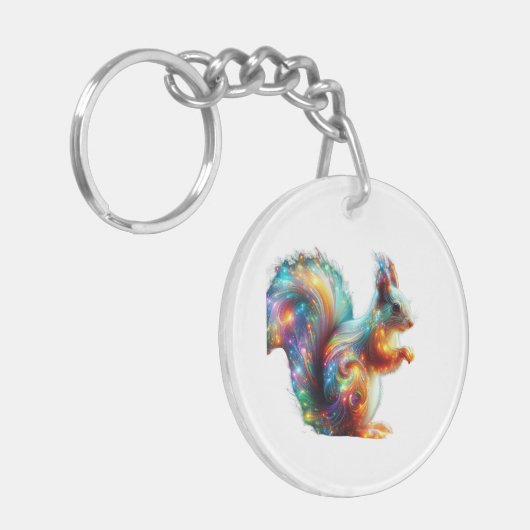 Elegant zwaan - Grace and Beauty Sleutelhanger (Voorkant Links)