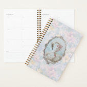 Elegant Zwaan & Pastel Floral Notitieboek (Display)