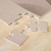 Elegant Zwart Beige Abstract Landschap Legpuzzel (Zijkant)