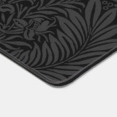 Elegant Zwart Bloemen Botanisch Bureaumat (Hoek)