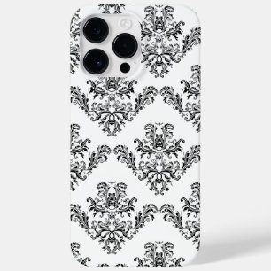 Elegant zwart demask White iPhone 6 Case-Mate iPhone 14 Pro Max Hoesje