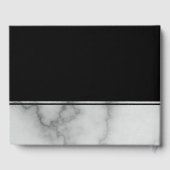 Elegant zwart en faux marmer uw Logo hier Gastenboek (Achterkant)