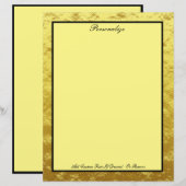 Elegant zwart en Gold Professional personaliseren (Voorkant / Achterkant)