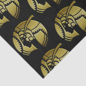 Elegant Zwart en Goud Art Deco Lady Tissuepapier (Detail)