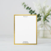 Elegant zwart en goud ballonnen feest bedankkaart (Staand voorkant)