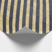 Elegant zwart en goud inpakpapier (Hoek)