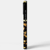 Elegant zwart en goud marmer ontwerp Case-Mate iPhone case (Achterkant / Links)