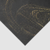 Elegant zwart en goud marmer tissuepapier (Detail)