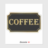 Elegant  zwart en goud pantry label (Vel)