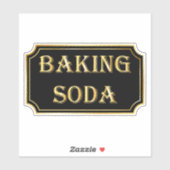 Elegant  zwart en goud pantry label (Vel)