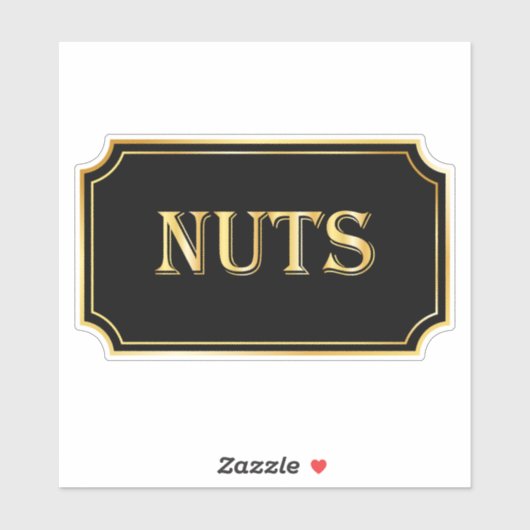 Elegant  zwart en goud pantry label (Vel)