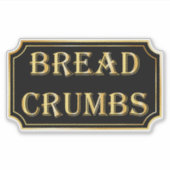 Elegant  zwart en goud pantry label (Voorkant)