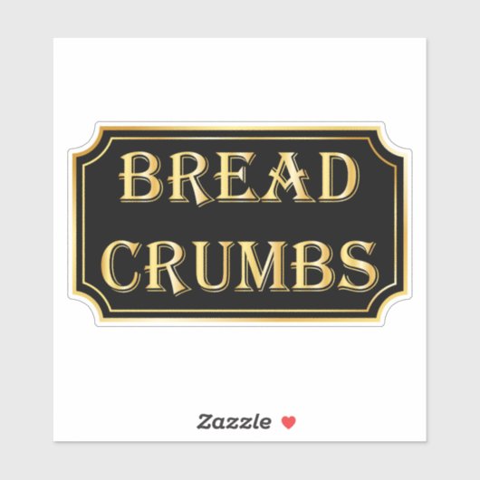 Elegant  zwart en goud pantry label (Vel)