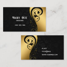 Elegant zwart en goud