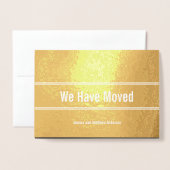 Elegant zwart en goud We hebben de aankondiging ve (Voorkant met envelop)