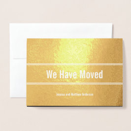 Elegant zwart en goud We hebben de aankondiging ve