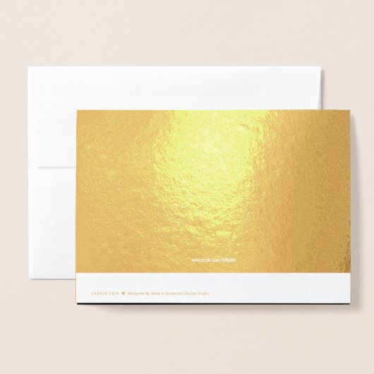Elegant zwart en goud We hebben de aankondiging ve (Met envelop)