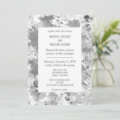 Elegant Zwart en Grijs Kaart (Staand voorkant)