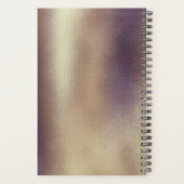 Elegant zwart en koper planner (Achterkant)