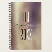 Elegant zwart en koper planner (Voorkant)