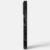 Elegant zwart en Paarse abstract ontwerp Case-Mate iPhone Case (Achterkant / Links)
