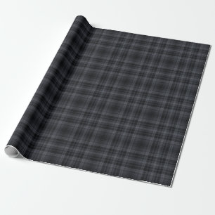 Elegant zwart estheticum Tartan Pset Cadeaupapier