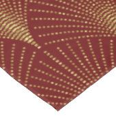 Elegant Zwart & Goud Art-Deco Patroon Tafelkleed (Gekanteld)