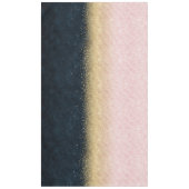 Elegant zwart goud en blauw eenvoudig confetti des tafelkleed (Voorkant)