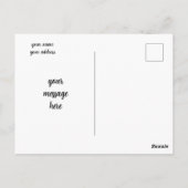 Elegant Zwart Goud Gelukkig Nieuwjaar 2026 sneeuwv Briefkaart (Achterkant)