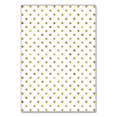 Elegant Zwart Goud Glam Stippen tafelnummer (Achterkant)