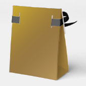 Elegant Zwart Goud Glitter Formal Bedankdoosjes (Achterkant)