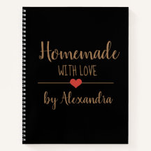 Elegant zwart goud Homemade met liefdesrecept