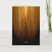 Elegant zwart & goud jubileum – "Liefde is waar" Kaart (Achterkant)